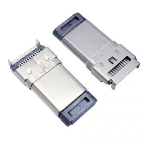 TYPE-C公頭24PIN 臥式沉板
